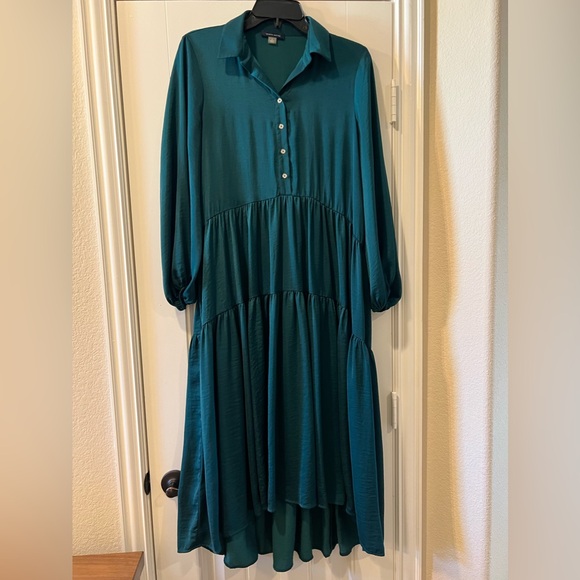 Tommy Hilfiger Women’s Size 6 Pine Green Midi Dress - Picture 1 of 3
